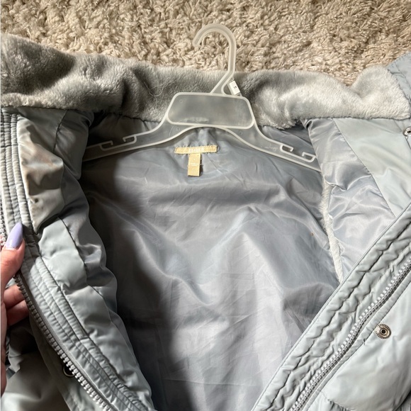 Eleven Stylish Gray bomber puffer cute Jacket - Picture 7 of 8